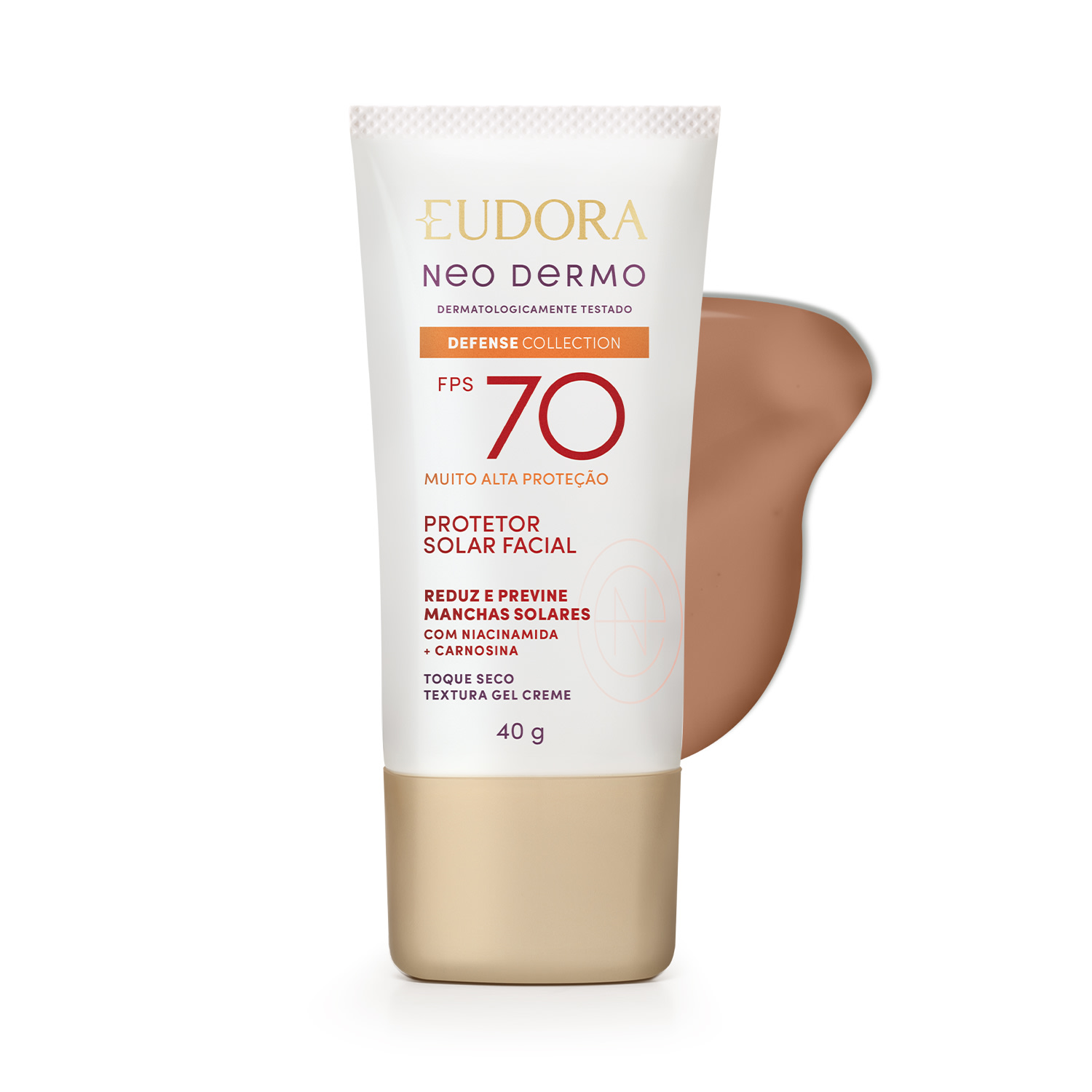 Neo Dermo Combo Esfoliante Facial 75g + Protetor Solar Facial COR 2 FPS 70 40ml