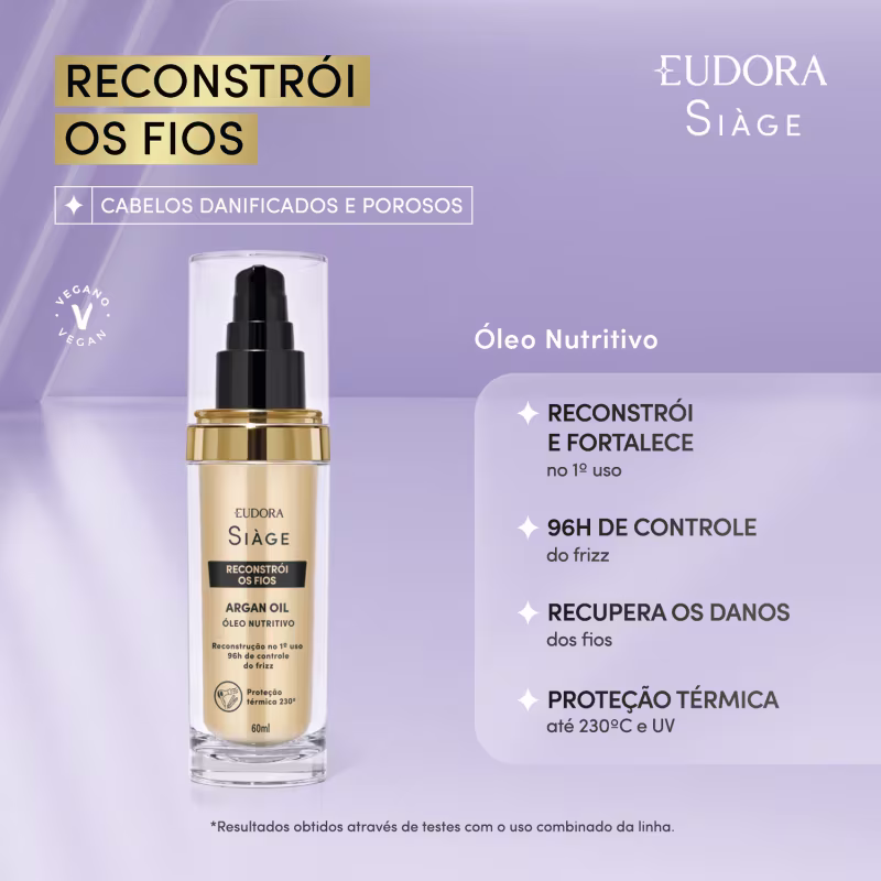 Siàge Argan Oil Reconstrói os Fios 60ml