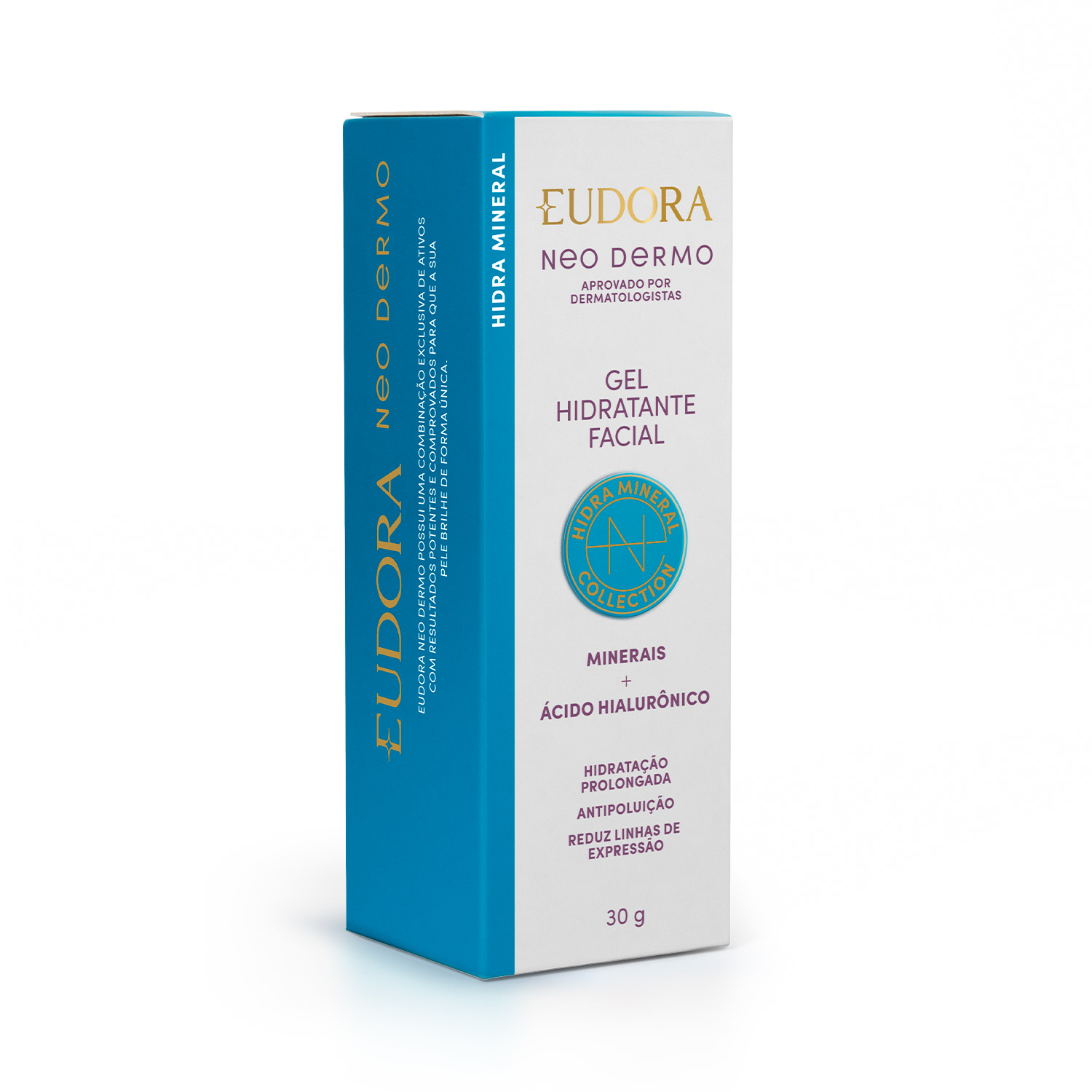 Neo Dermo Combo Neo Dermo: Gel de Limpeza Purific Collection 150g + Gel Hidratante Facial Hidra Mineral Collection 30g + Gel Hidratante Facial Antissinais 60+ Pró Age Collection 50g