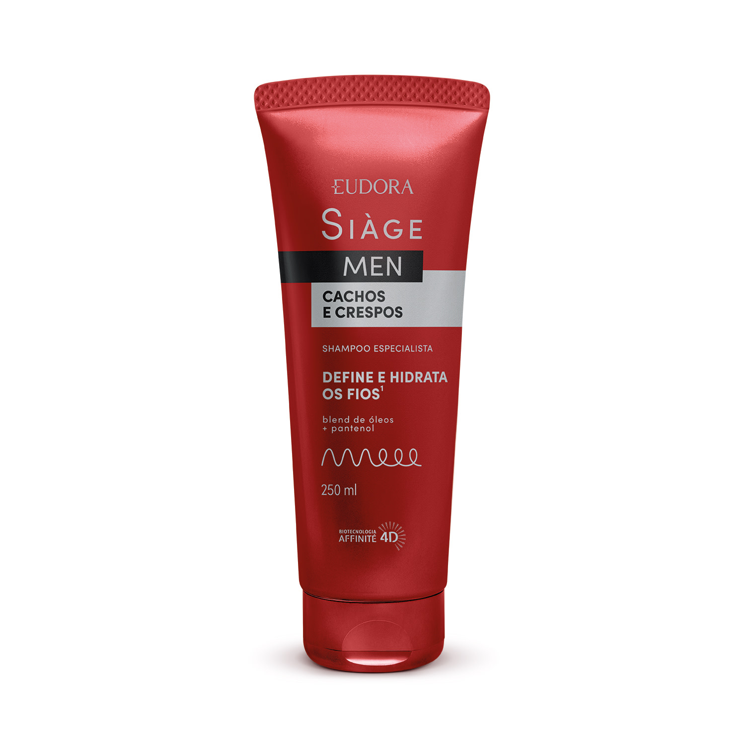 SIÀGE Combo Men: Condicionador Cachos e Crespos 200ml + Shampoo Cachos e Crespos 250ml + Creme para Pentear 250g