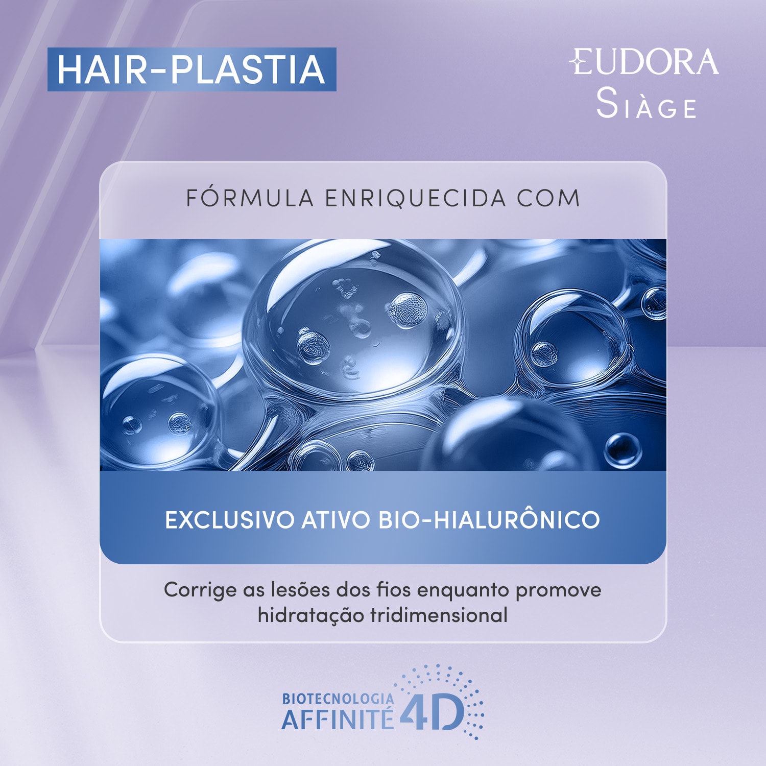 Siàge Refil Máscara Capilar Hair-Plastia 250g